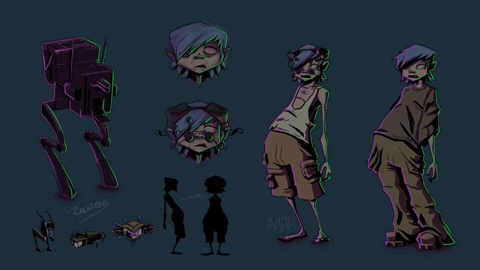 Neo Tokyo Challenge: Bug Concept Art