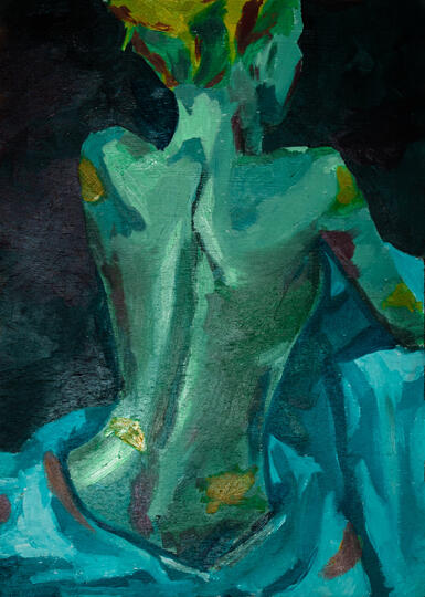 Study of Woman&#39;s Back